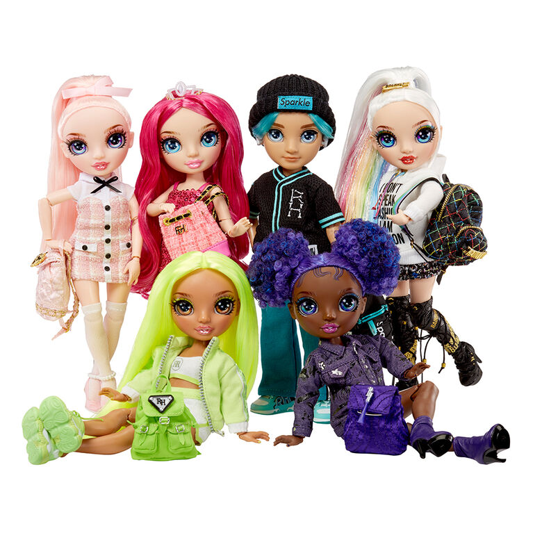 Rainbow High Jr High Karma Nichols- 9-inch NEON GREEN Fashion Doll