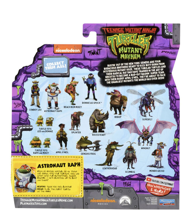 Teenage Mutant Ninja Turtles: Mutant Mayhem-Astronaunt Raph Action Figure