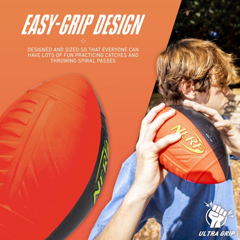 Ballon de football NERF Pro Grip - Rouge