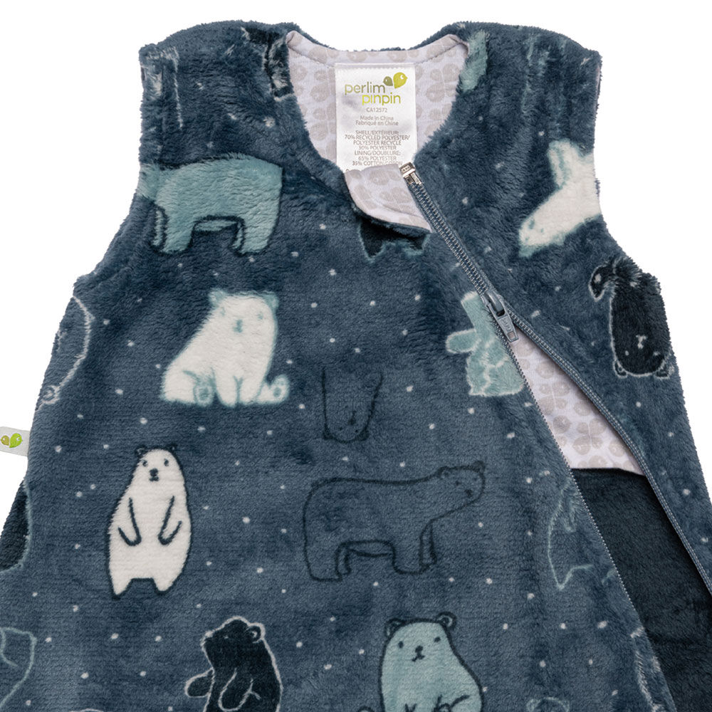 Perlimpinpin-Plush Sleep bag-BEARS (1,5 TOG) - 6-18 months