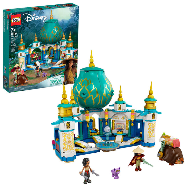 LEGO Disney Princess Raya et le palais du coeur 43181 (610 pièces)