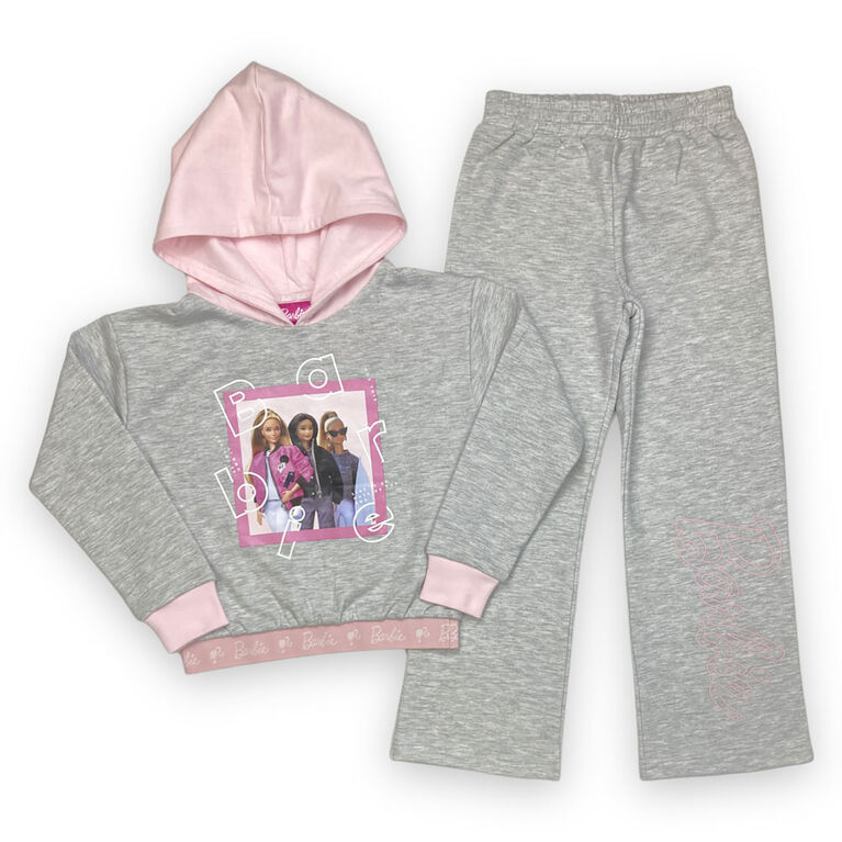Barbie 2 Piece Jogger Set - Grey Mix 4