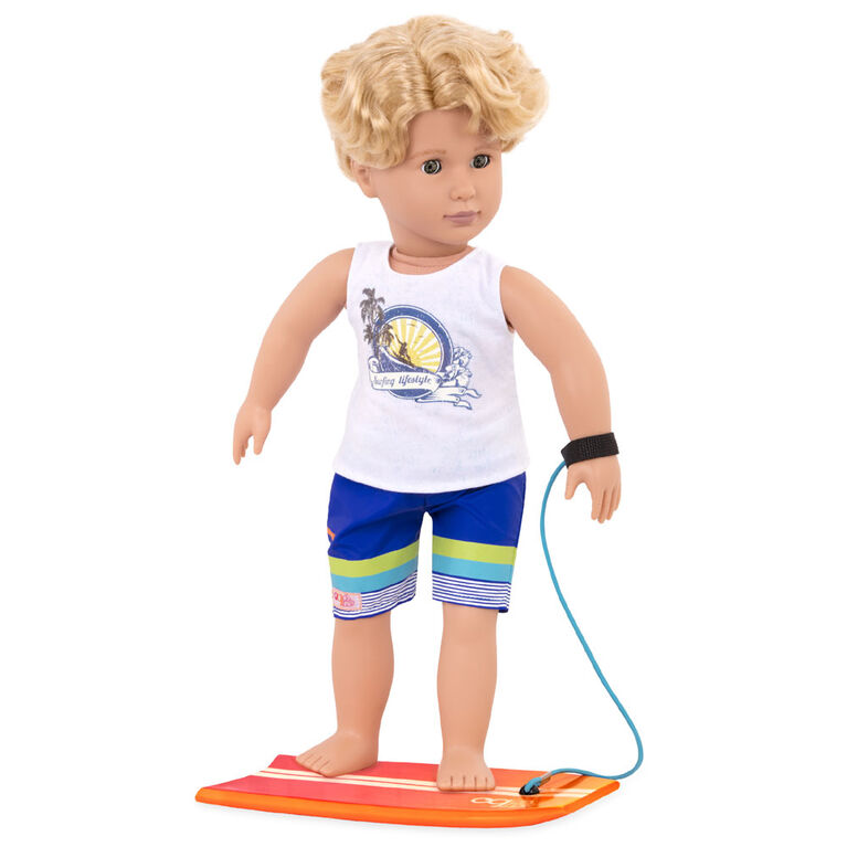 Our Generation, Gabe, 18-inch Surfer Boy Doll