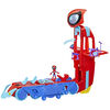 Marvel Spidey and His Amazing Friends Spider Crawl-R 2-in-1 Headquarters Playset, Preschool Toy with 2 Modes, Lights, Sounds