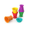 Set de 6 jouets ventouses Stack and Squish Cups de Baby Einstein pour jouer à la plage, dans le bain ou au sol