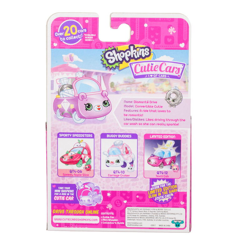 Shopkins Cutie Cars Emballage Simple Diamante Drive Toys R