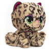 GUND P.Lushes Designer Fashion Pets Sadie Spotson Leopard Premium Stuffed Animal, Black and Pink, 6"