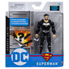 DC Comics, Figurine articulée SUPERMAN de 10 cm avec 3 accessoires mystère, Adventure 1