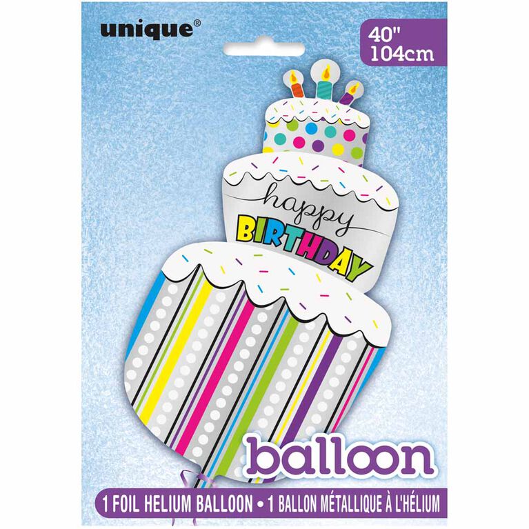 Ballon Aluminium Geant Gateau D Anniversaire 40 Edition Anglaise Toys R Us Canada