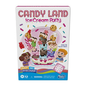 Jeu Candy Land Ice Cream Party de la gamme Ready Set Discover, jeu préscolaire - Édition anglaise