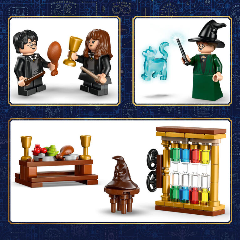LEGO Harry Potter Hogwarts Castle: Sorting Hat Ceremony Building Toy for Boys, Girls, & Kids - 76460