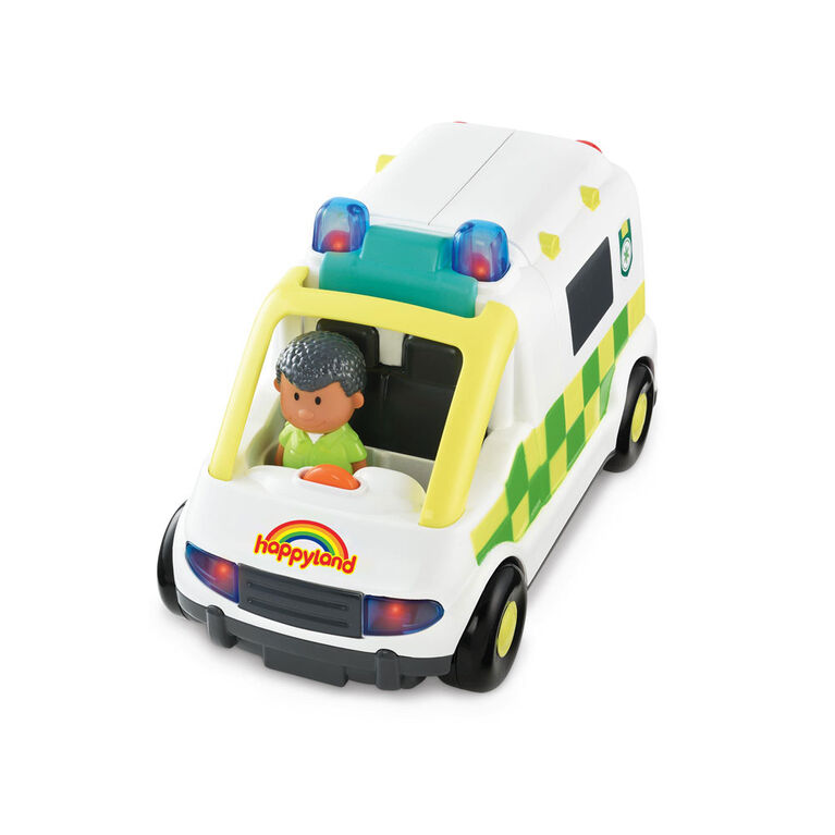 Happyland Lights and Sounds Ambulance - Édition anglaise - Notre exclusivité