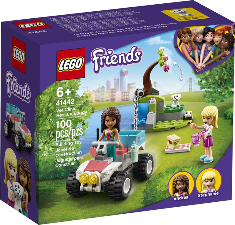 LEGO Friends Le buggy de sauvetage de la clinique vétérinaire 41442 (100 pièces)