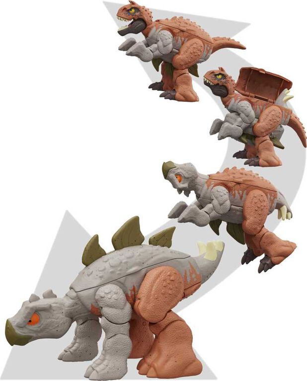 Jurassic World Dinosaur to Dinosaur Transforming Toy, Double Danger