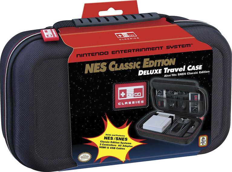 Deluxe Travel Case Black Nes Classic