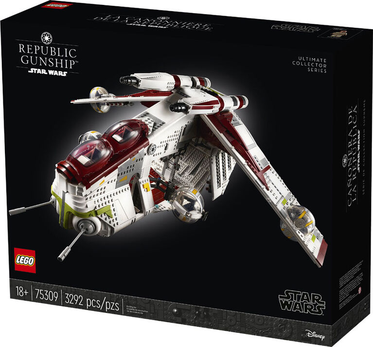 LEGO Star Wars Republic Gunship 75309 Collectible UCS Building Kit (3,292 Pieces)