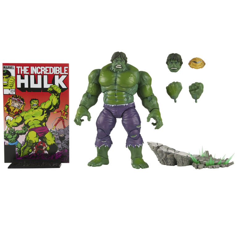 Marvel Legends, 20e anniversaire, Série 1, Hulk, figurine de collection de 15 cm