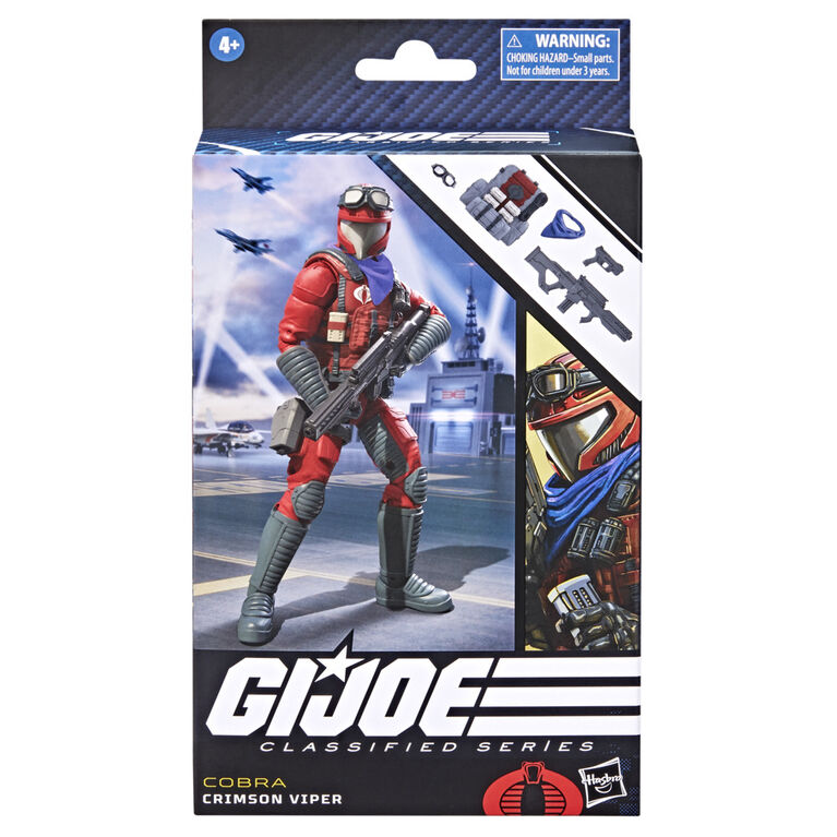G.I. Joe Classified Series Crimson Viper, Troop-Building G.I. Joe Action Figure, 85, 6 Inch Action Figures