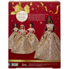 Barbie Signature 2025 Holiday Barbie Fashion Doll, Seasonal Collector, Black Hair with Silver & Gold Gown