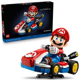 LEGO Super Mario : Mario Kart : Mario et Kart Standard, Cadeau sur le Thème des Jeux Vidéo à Collectionner pour Amateurs Adultes 72037