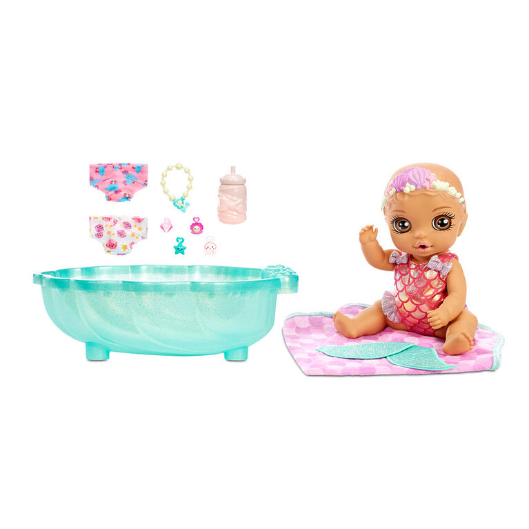Baby Born Surprise Mermaid Surprise Baby Doll With Purple Towel And 20 Surprises Toys R Us Canada
