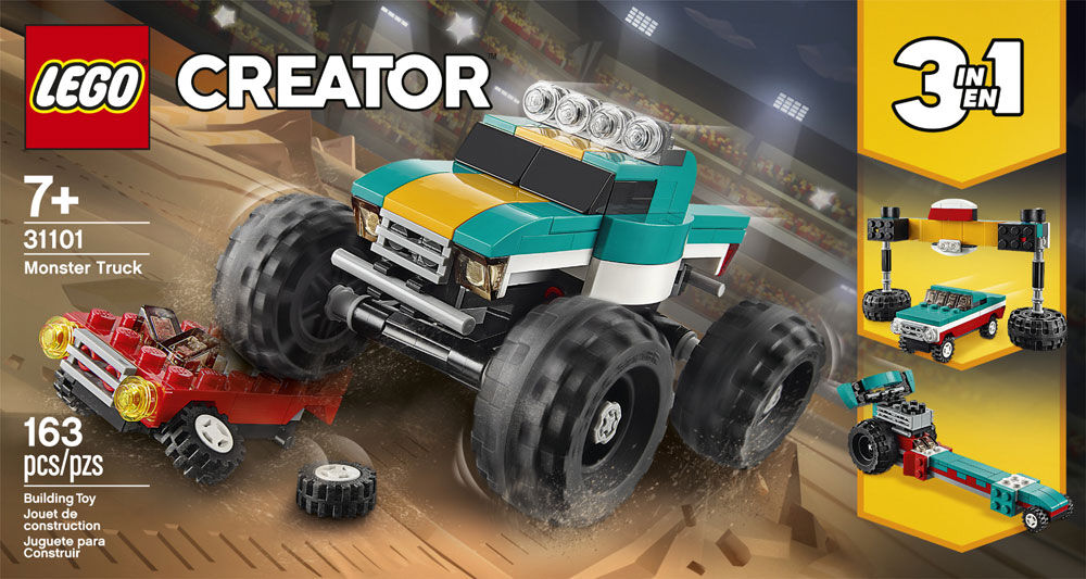 LEGO Creator Monster Truck 31101 163 pieces Toys R Us Canada