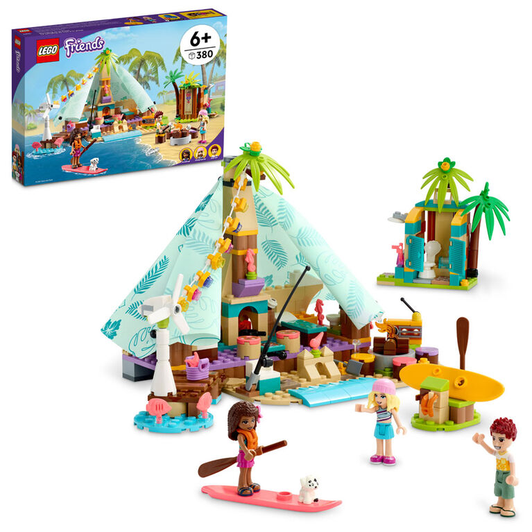 LEGO Friends 41700 Le camping de luxe à la plage 41700 Ensemble de construction (380 pièces)