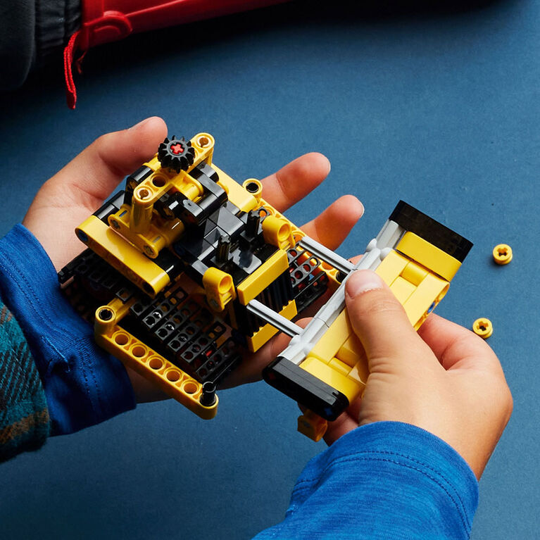 LEGO Technic Heavy-Duty Bulldozer Building Set, Construction Toy 42163
