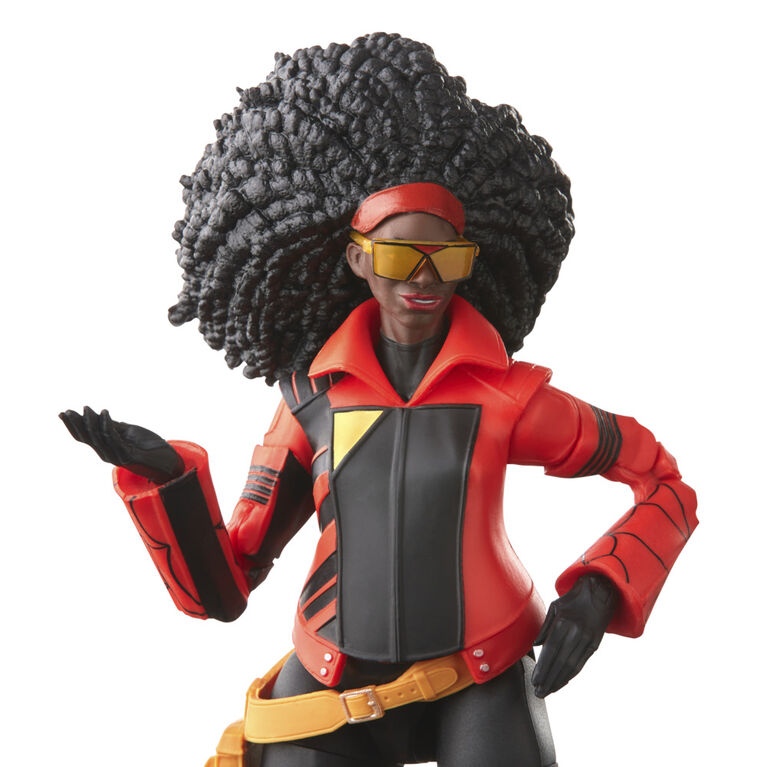 Marvel Legends Series, Spider-Man: Across the Spider-Verse (Partie 1), figurine Jessica Drew de 15 cm, 2 accessoires