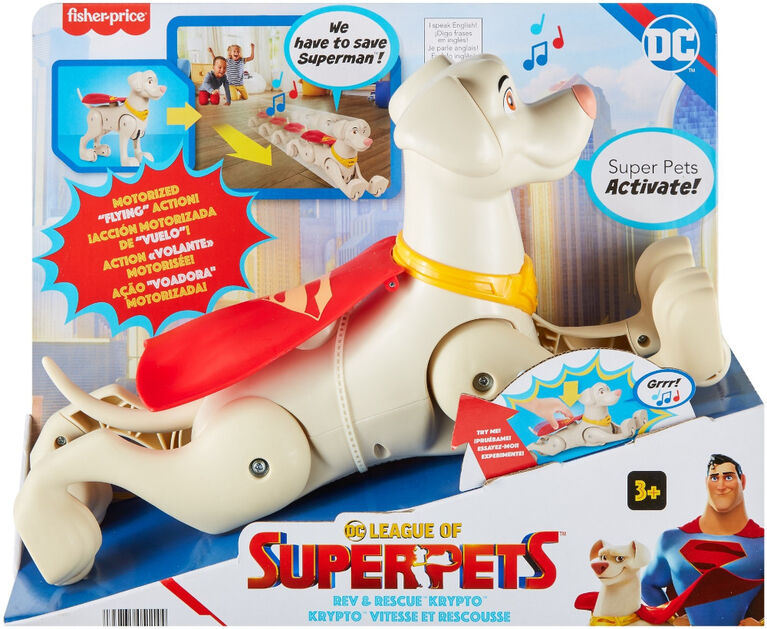 Fisher-Price - DC League of Super-Pets - Krypto Vitesse et Rescousse