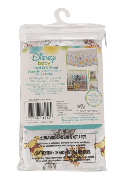 Disney Baby Fitted Crib Sheet Winnie The Pooh Toys R Us Canada