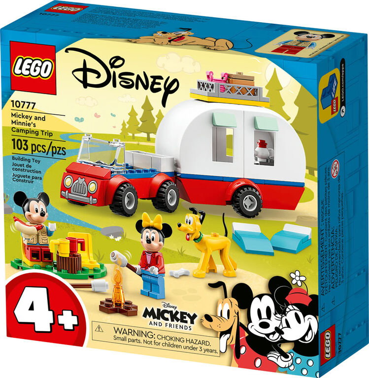 LEGO  Disney Mickey et ses amis - Voyage en camping de Mickey Mouse et Minnie Mouse 10777