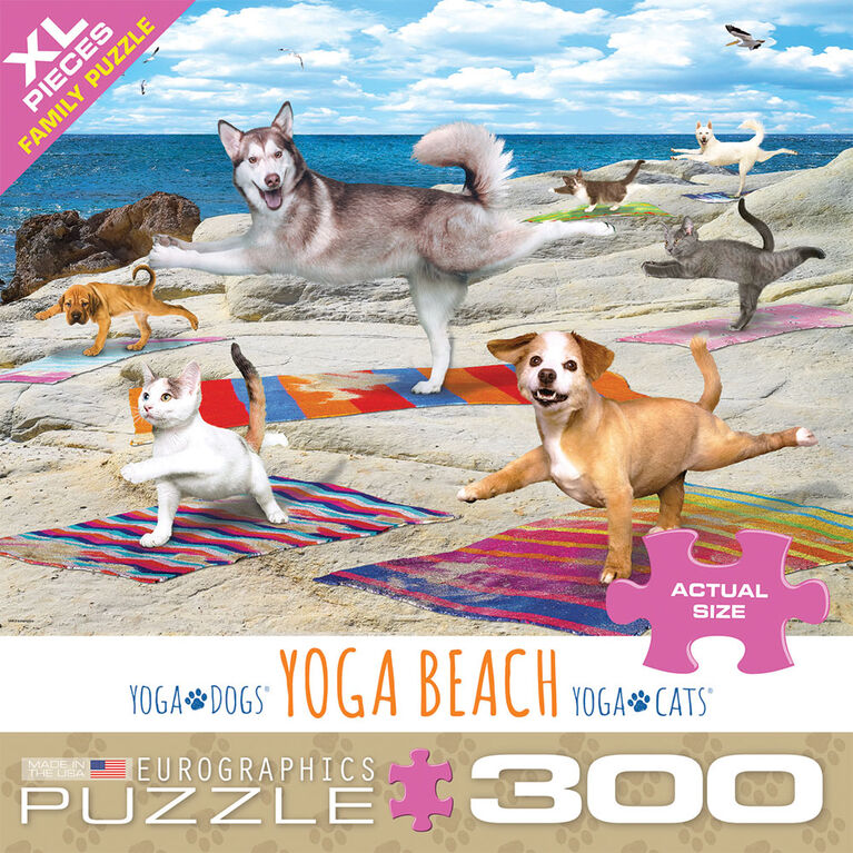 Eurographics Yoga Pets Beach 300 Piece Puzzle Toys R Us Canada