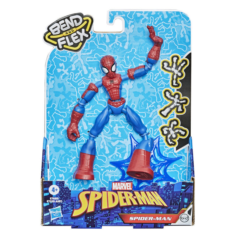 Marvel Spider-Man Bend and Flex  - Figurine flexible Spider-Man