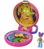 Coffret La Ruche Aux Abeilles de Polly Pocket avec Ruche Amovible, Surprises, Fond Personnalisable, Mini-Poupée avec 5 Articulations