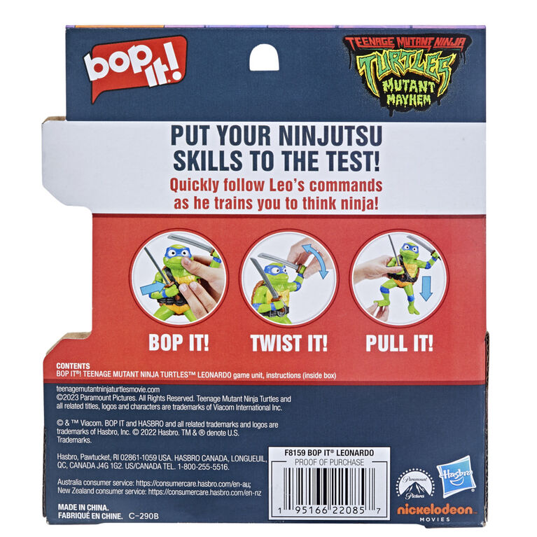 Bop It! édition Teenage Mutant Ninja Turtles Leonardo - Édition anglaise