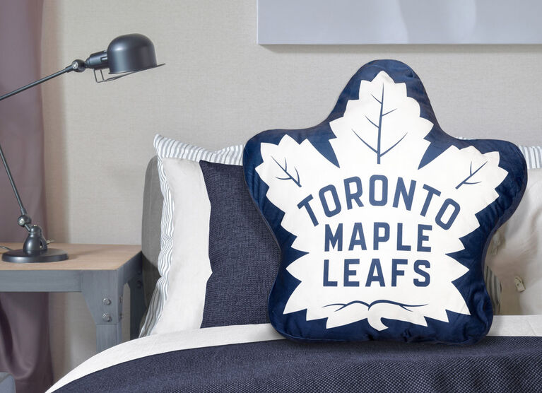 Oreiller avec logo LNH - Toronto Maple Leafs