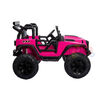 KidsVip 24V Enfants Grandes EVA Roues Camion Voiture Eléctrique avec Commande à Distance - Rose - Édition anglaise
