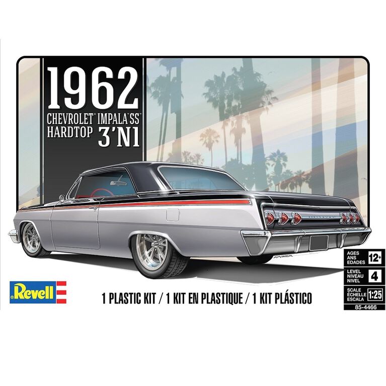 Revell 62 Chevy Impala Hardtop 3N1 - Model