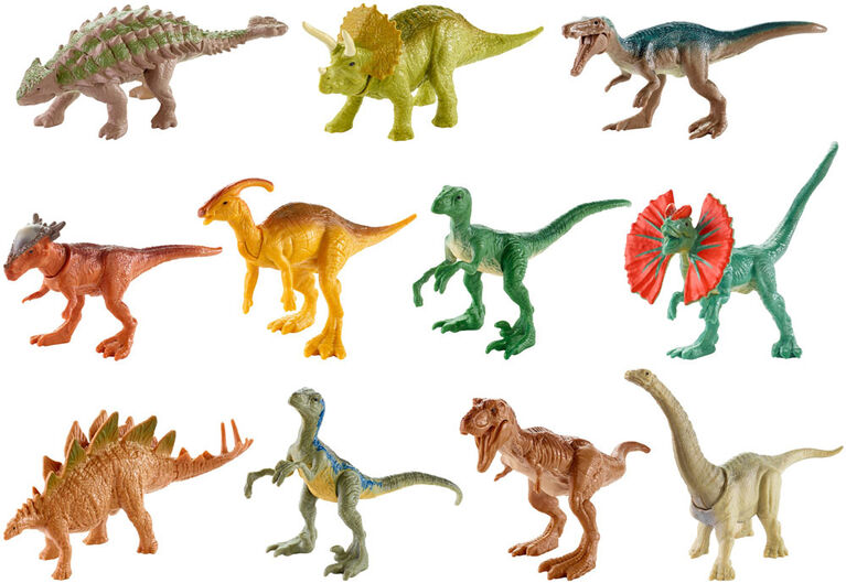Jurassic World - Figurines de Mini dinosaures - Les styles peuvent varier.
