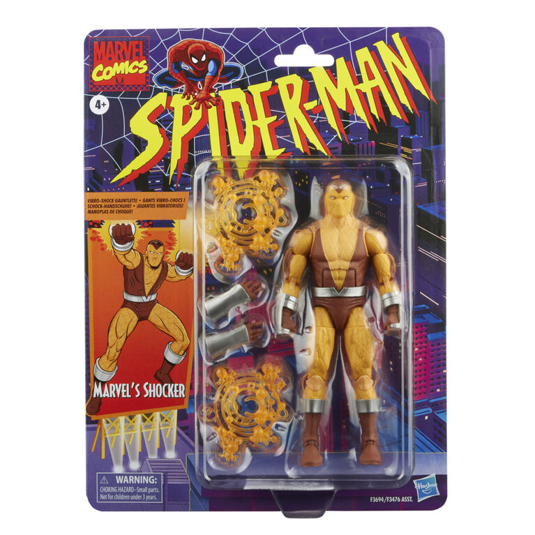 Marvel Legends Series Spider-Man 6-inch Marvel's Shocker Action Figure