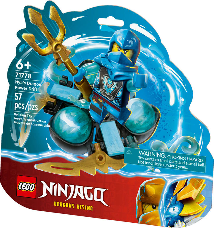 LEGO NINJAGO Nya's Dragon Power Spinjitzu Drift 71778 Building Toy Set (57 Pieces)