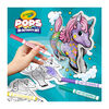 Ensemble d'activités de personnages gonflables Crayola POPS 3D, Licornes