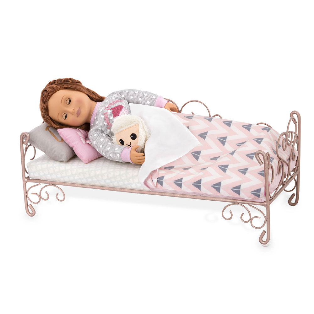 Our Generation Scrollwork Bed for 18 inch Dolls