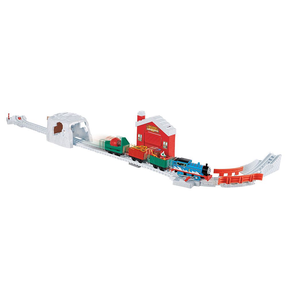 thomas and friends trackmaster holiday cargo delivery set