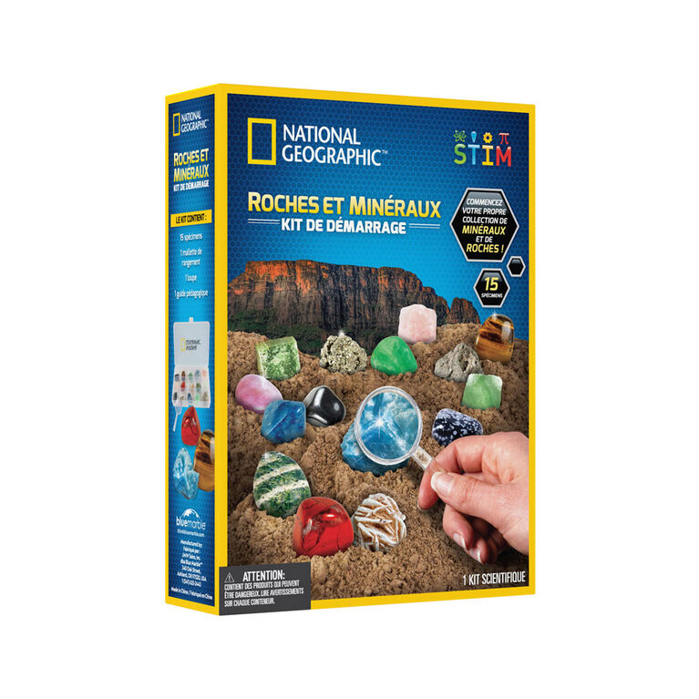 National Geographic Roches et Mineraux Kit de Demarrage