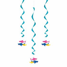 Baby Shark Hanging Decor 26" 3 pieces