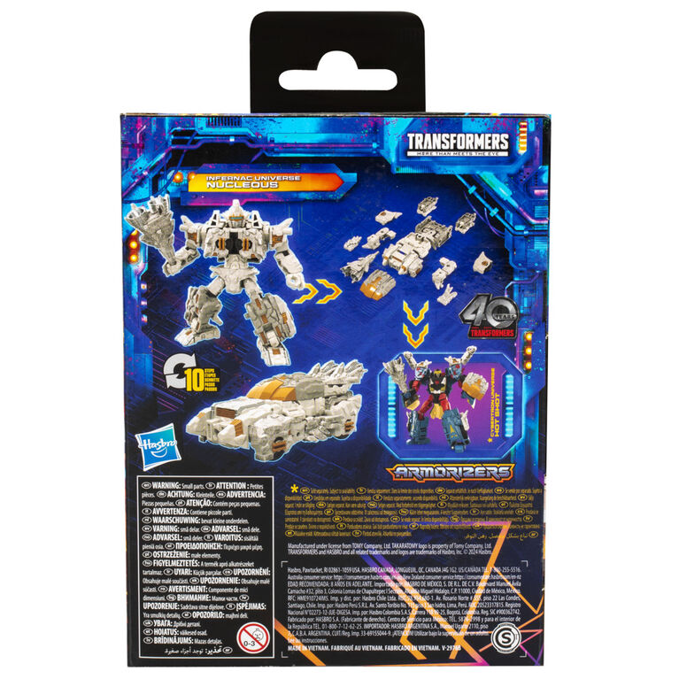Transformers Generations Legacy United, figurine Infernac Universe Nucleous classe Deluxe