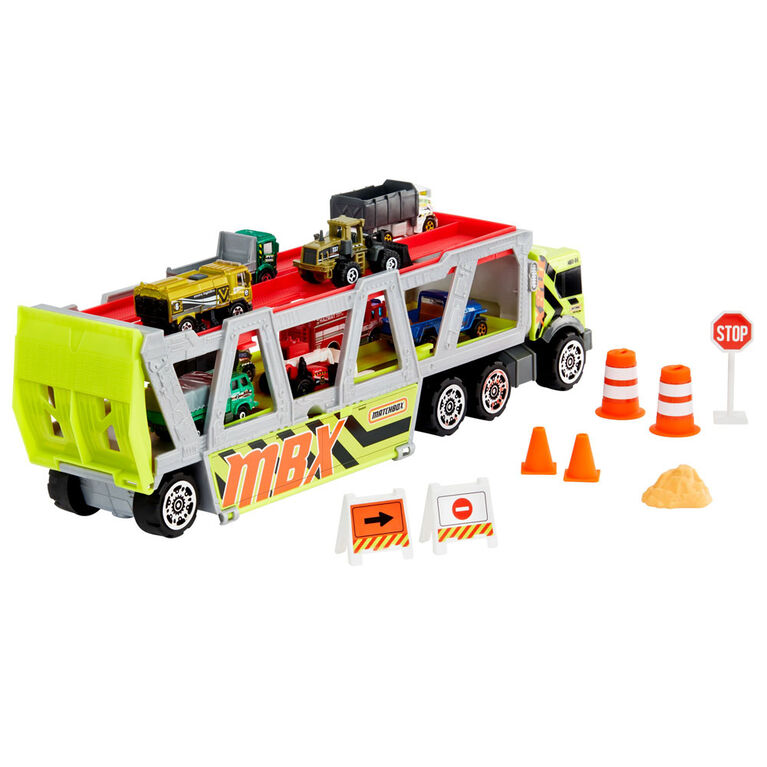 Camion de transport de construction Matchbox