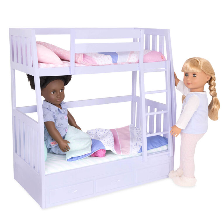 Our Generation, Dream Bunks, Bunk Beds Accessory Set for 18-inch Dolls - R Exclusive